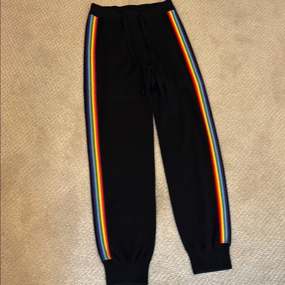 Rainbow Stripe Women’s Joggers by MADELEINE THOMSON x AQUA